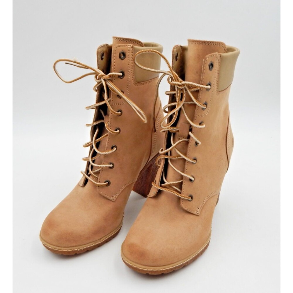 Timberland Earthkeepers Women's Boots 8426B Beige Tan Lace-up Size 7 M